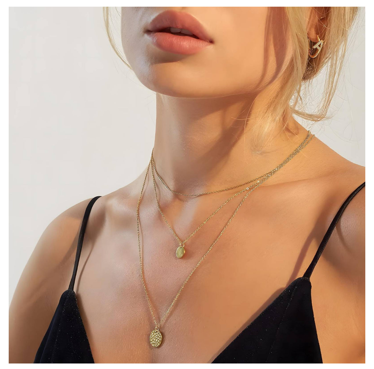 ‘Lay on me’ Gold Layered Necklace