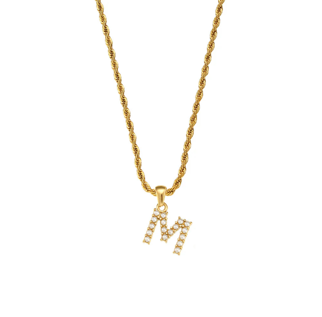 ‘Nikki’ Letter Gold Necklace