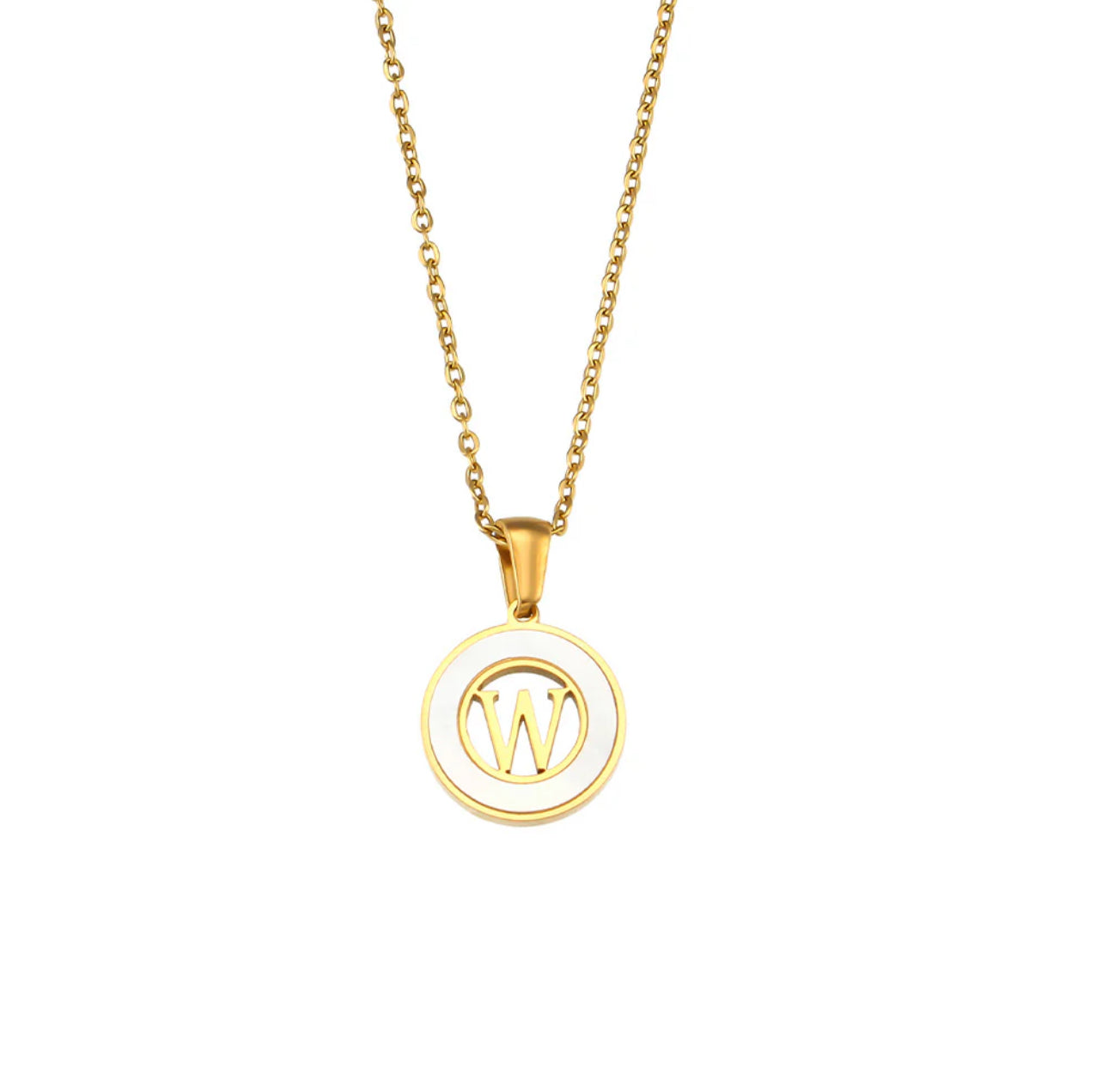 ‘Lillah’ Initial Gold Necklace