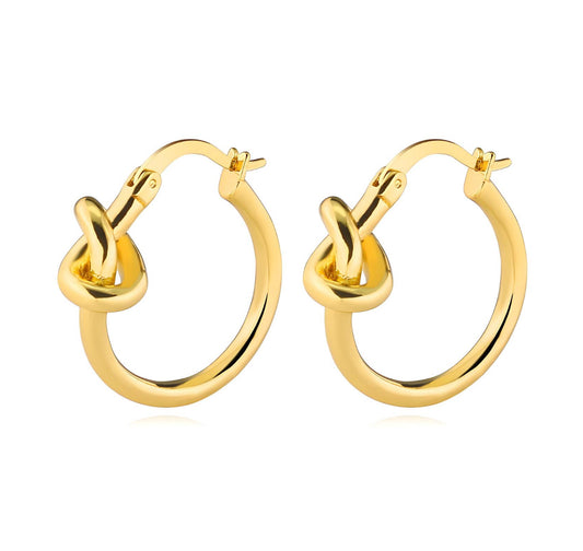 ‘Tied Up’ Hoop Earrings