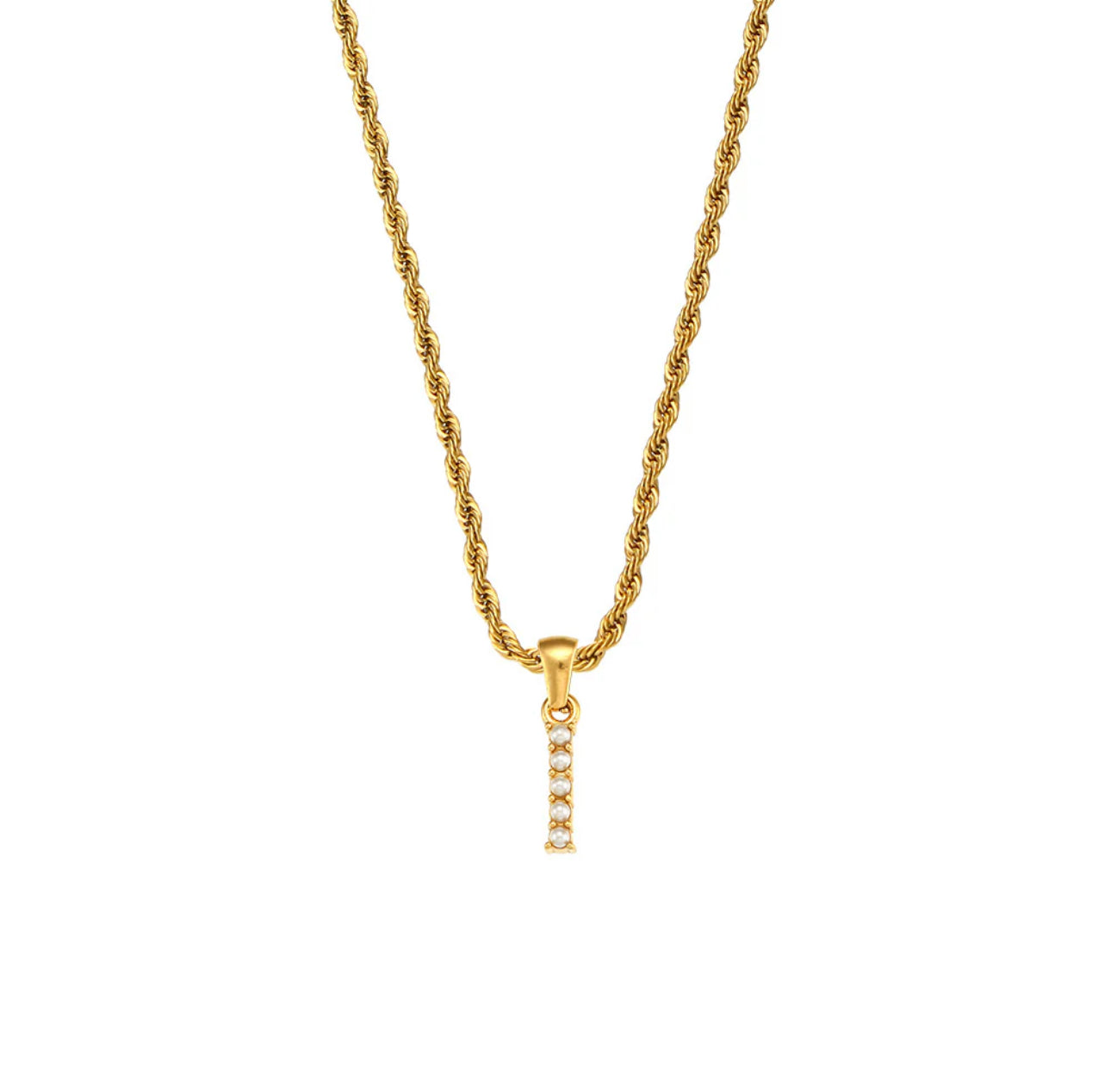 ‘Nikki’ Letter Gold Necklace