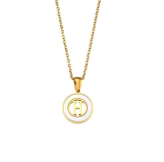 ‘Lillah’ Initial Gold Necklace