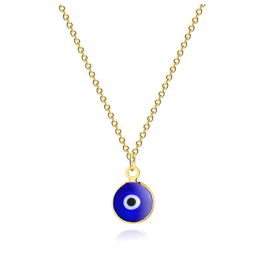 ‘Mystic Charm’ Evil Eye Gold Necklace