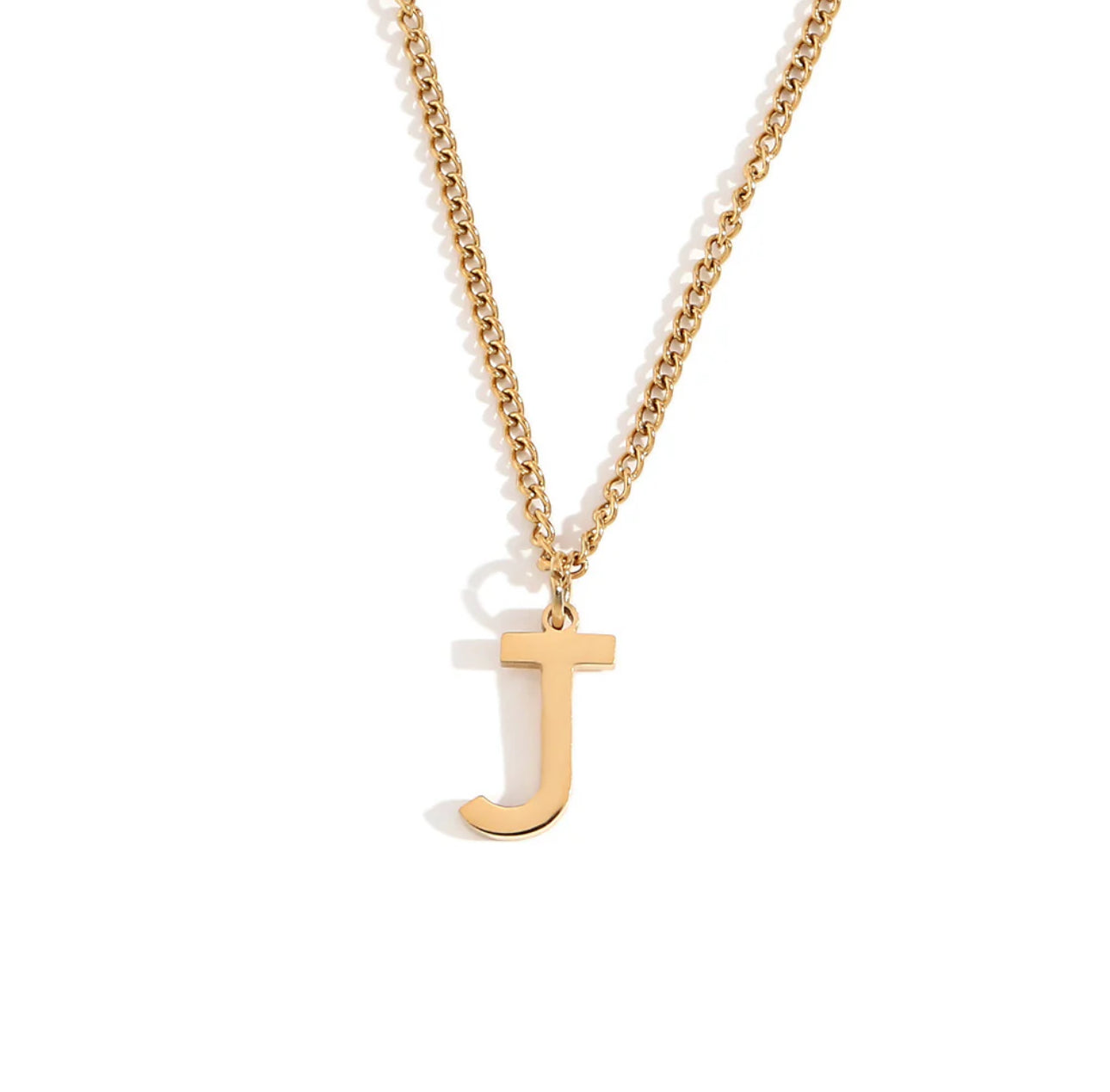 ‘Leah’ Gold Initial Necklace