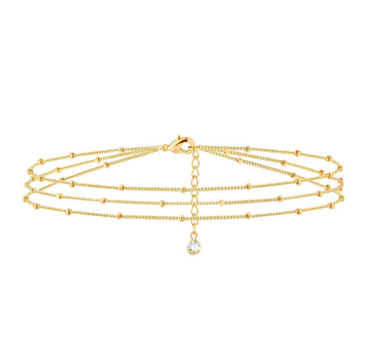 ‘Antonia’ Layered Gold Bracelet