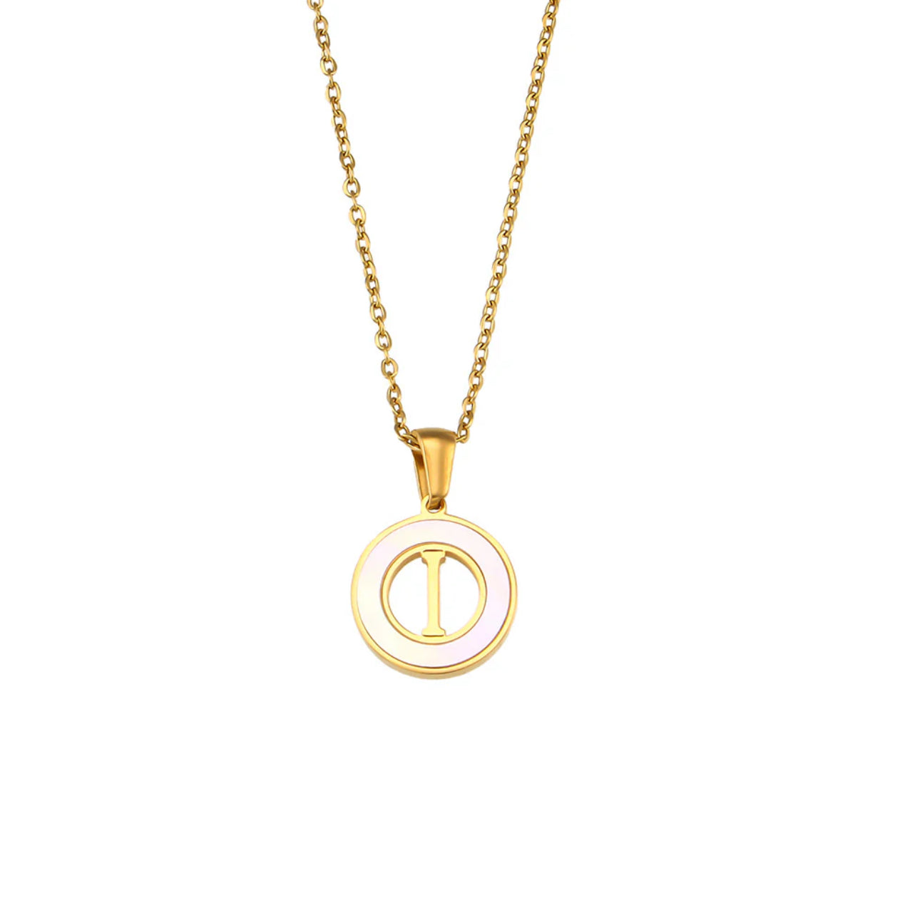 ‘Lillah’ Initial Gold Necklace