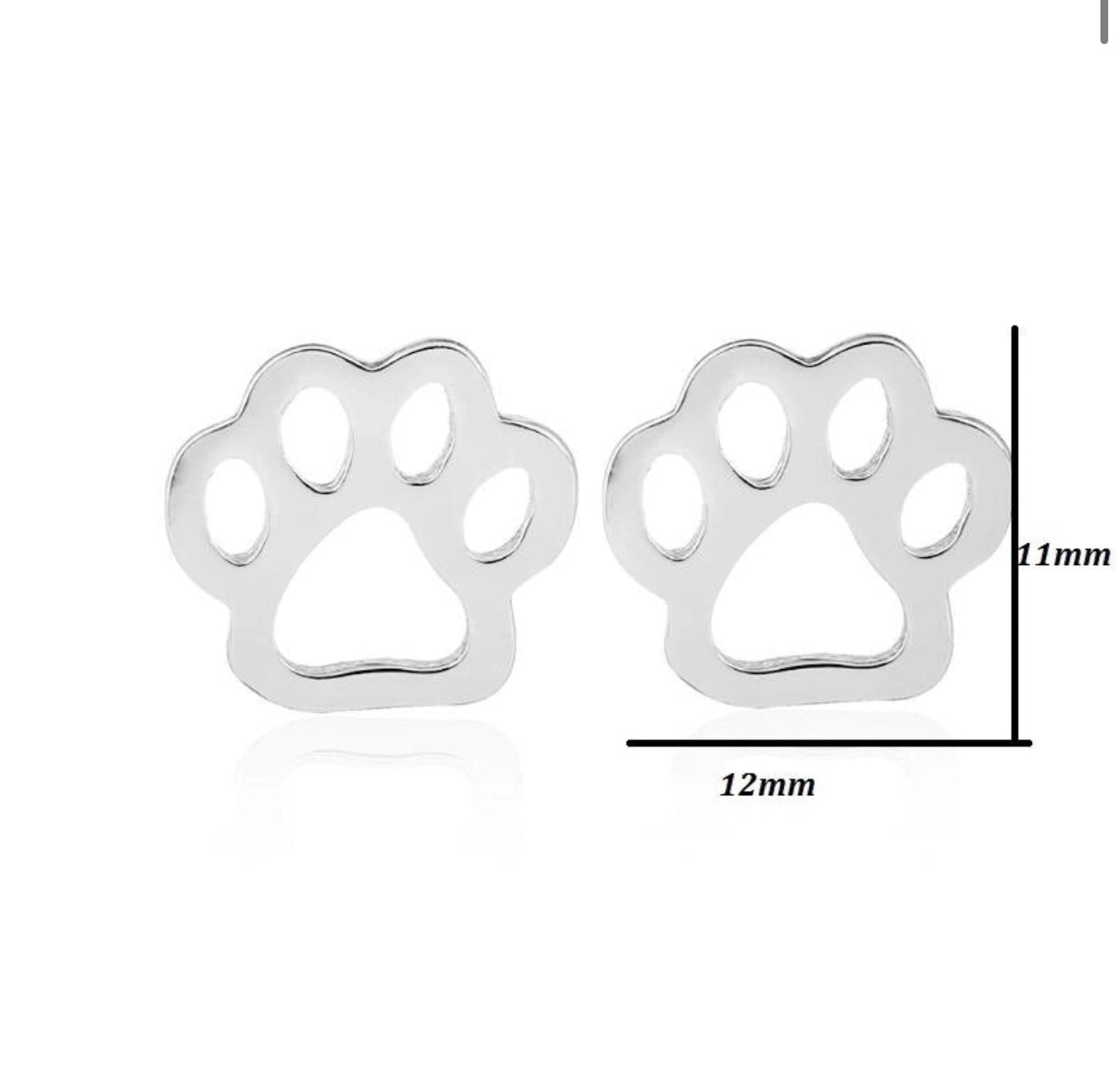 Paw Stud Earrings