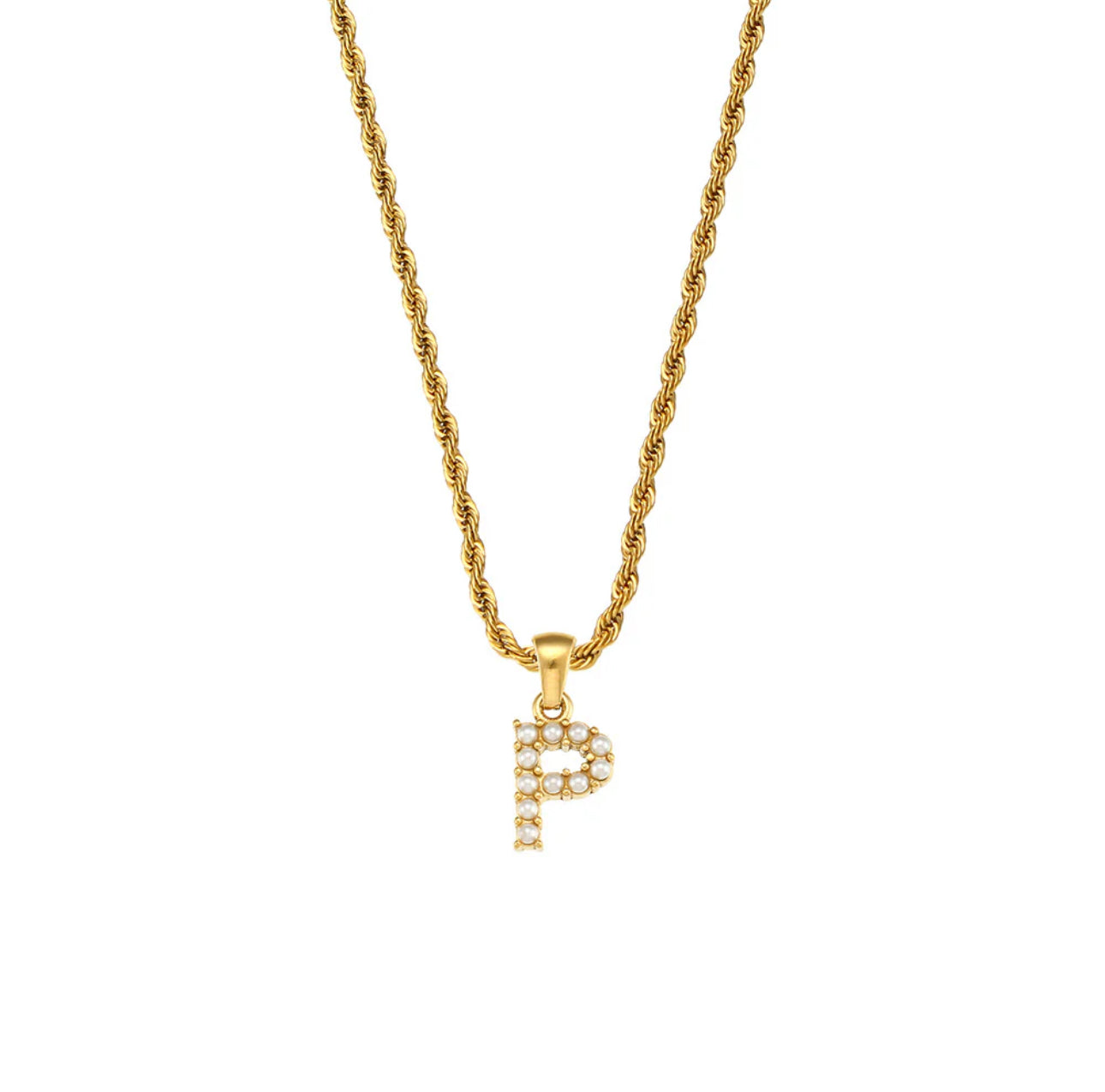 ‘Nikki’ Letter Gold Necklace