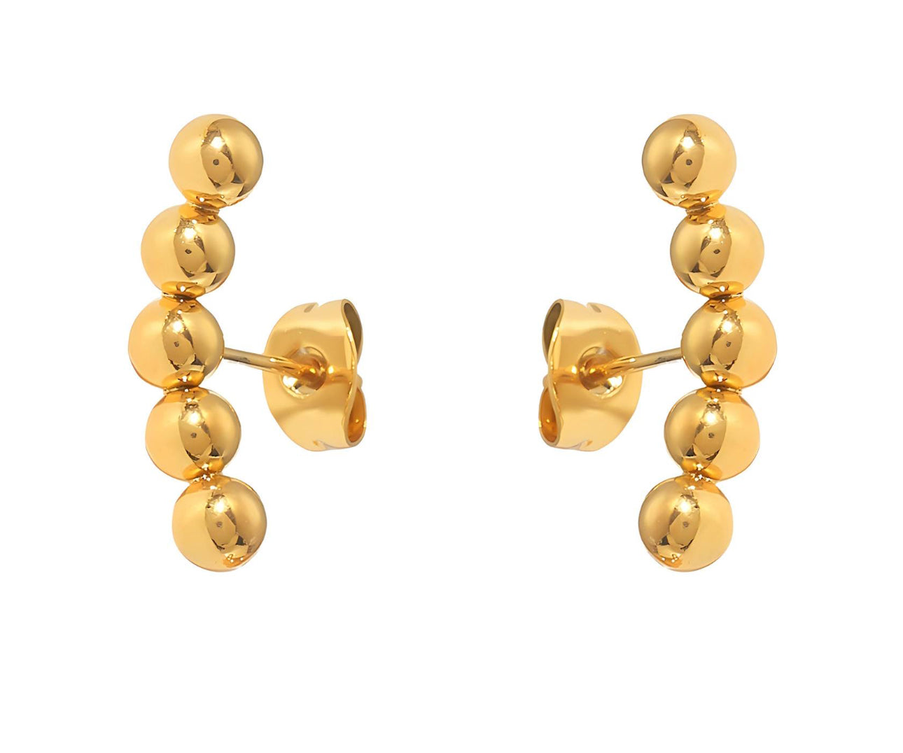 ‘Emma’ Gold Stud Earrings