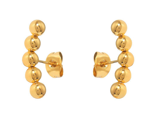 ‘Emma’ Gold Stud Earrings