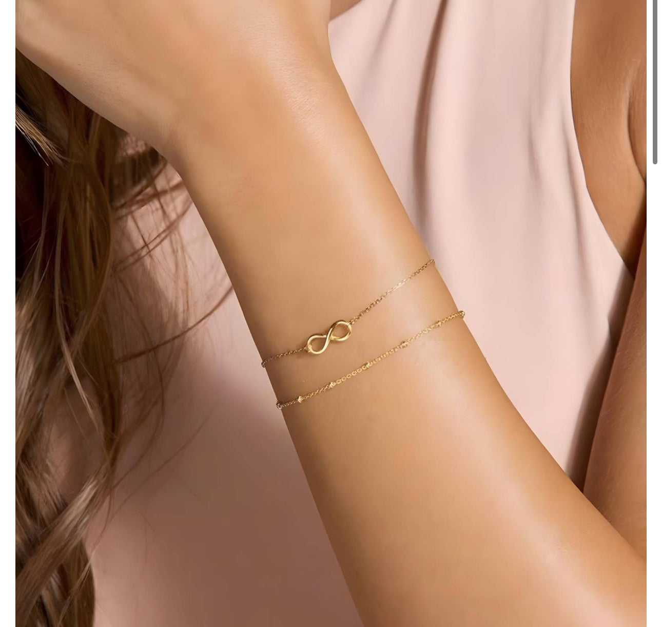 ‘I Infinity You’ Gold Bracelet