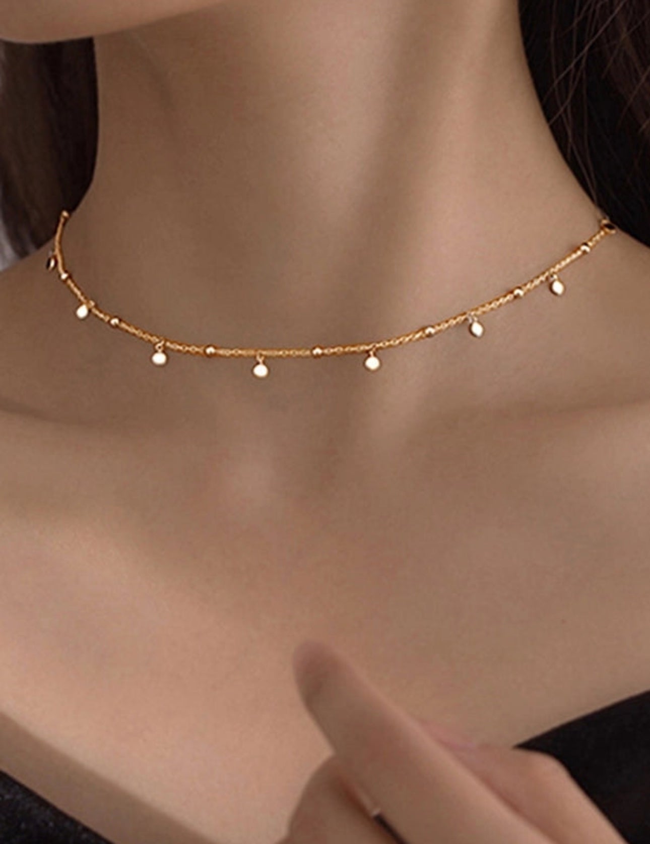 ‘Golden Pleasure’ Rose Gold Necklace