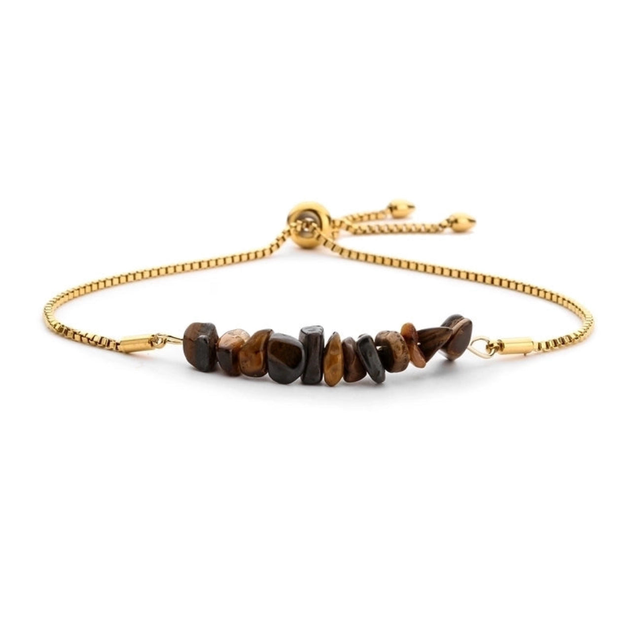 Natural Stone Gold Bracelet