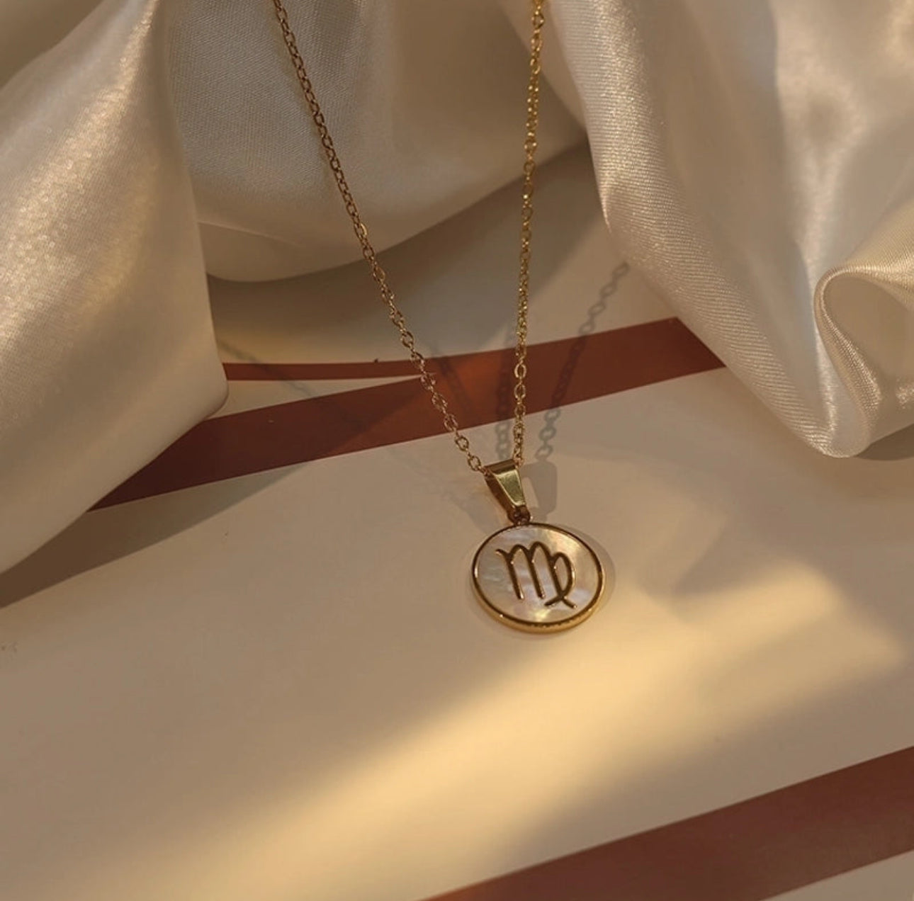 ‘Star Sign’ Gold Pendent Necklace