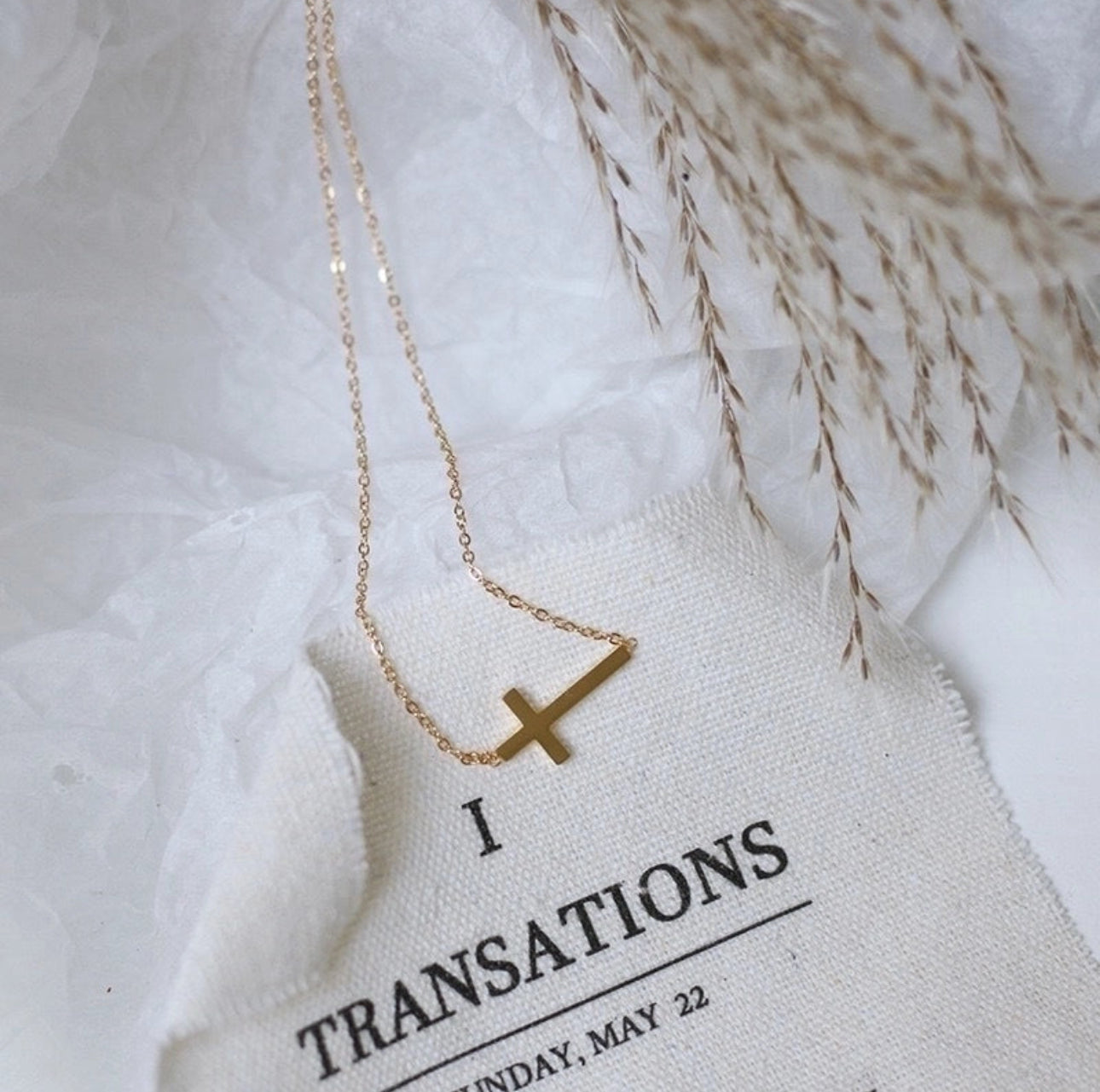 Simple Cross Necklace