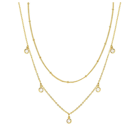 ‘Rachelle’ Gold Layered Necklace