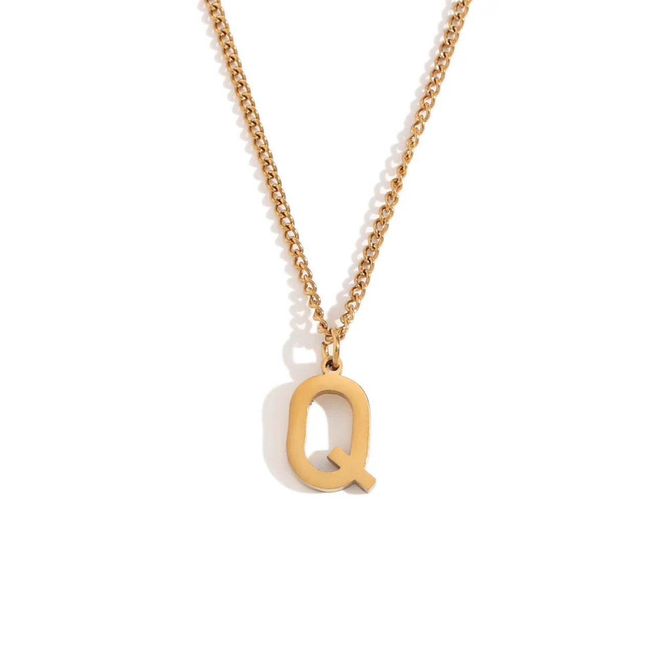 ‘Leah’ Gold Initial Necklace