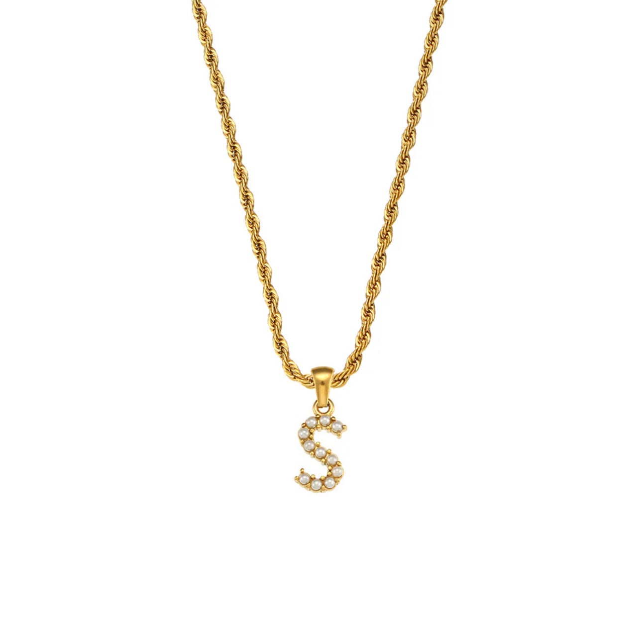 ‘Nikki’ Letter Gold Necklace