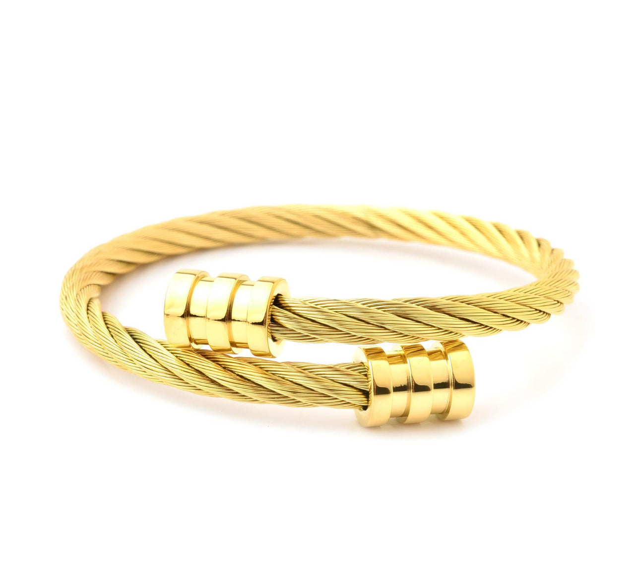 ‘Golden Twine’ Gold Bangle