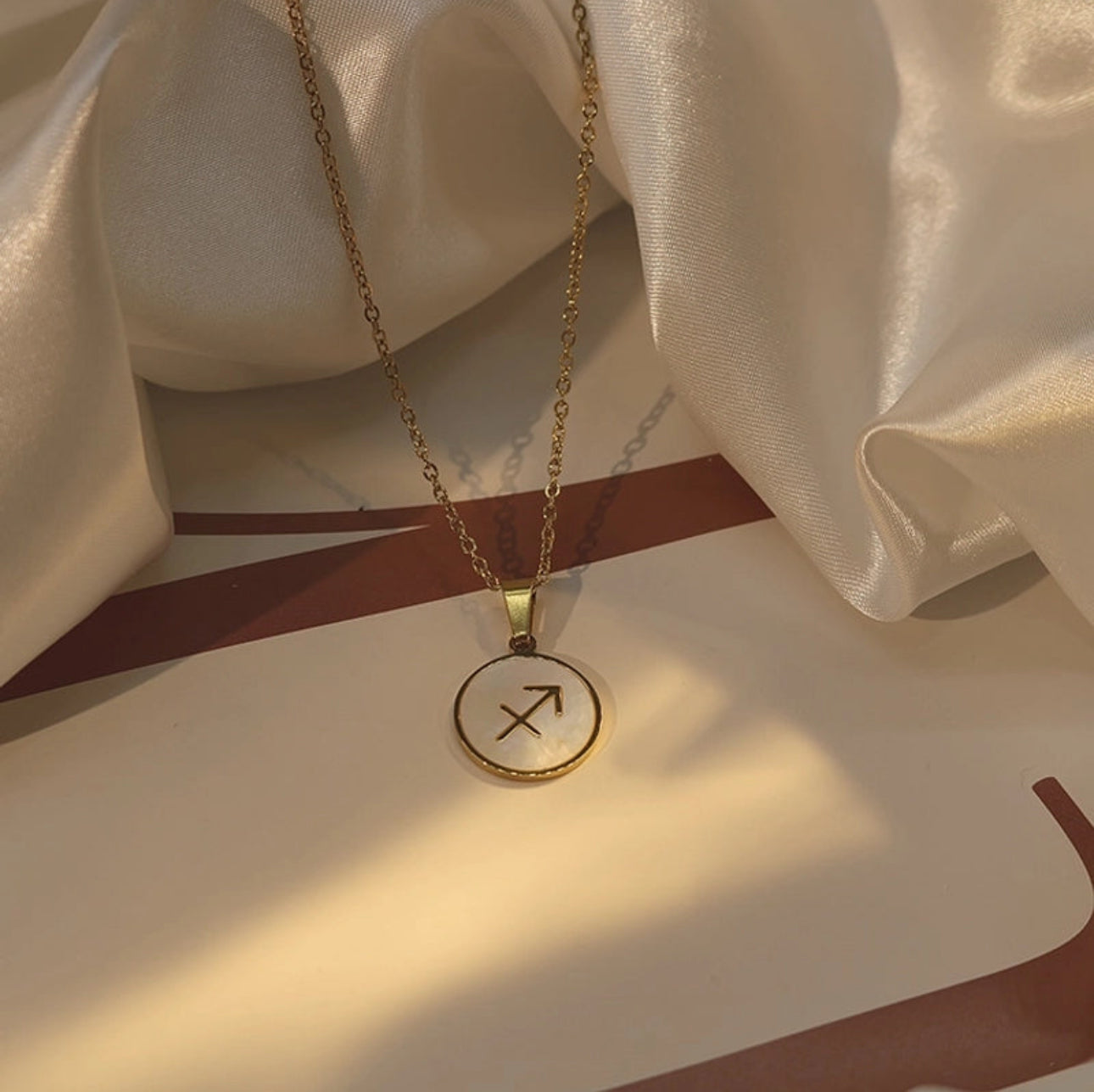 ‘Star Sign’ Gold Pendent Necklace