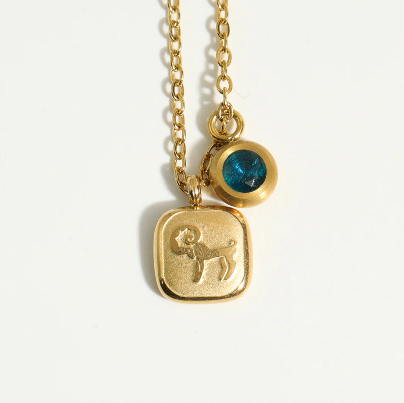 ‘Expressive Zodiac’ Gold Necklace