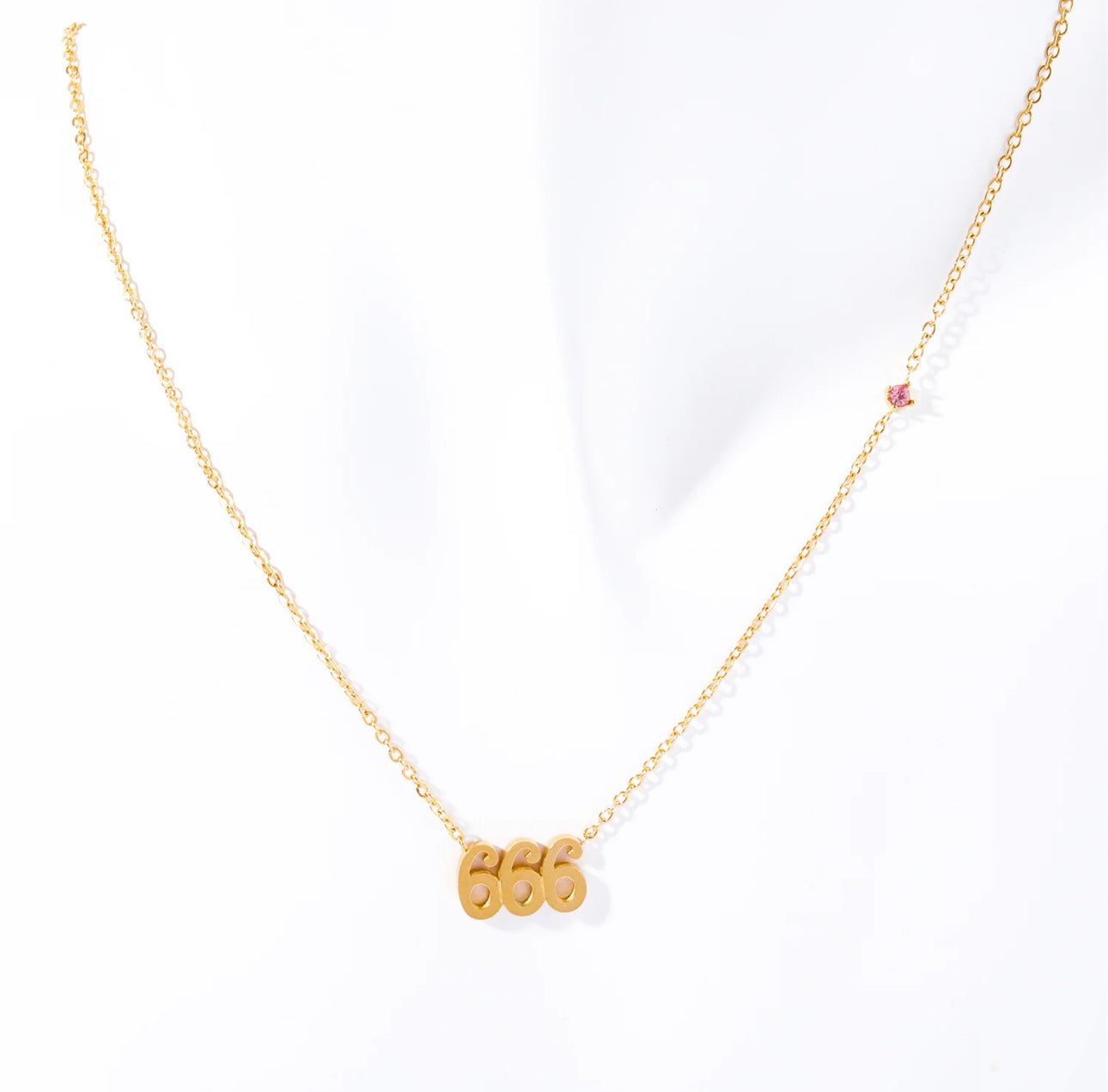 ‘Angel Numbers’ Gold Necklace