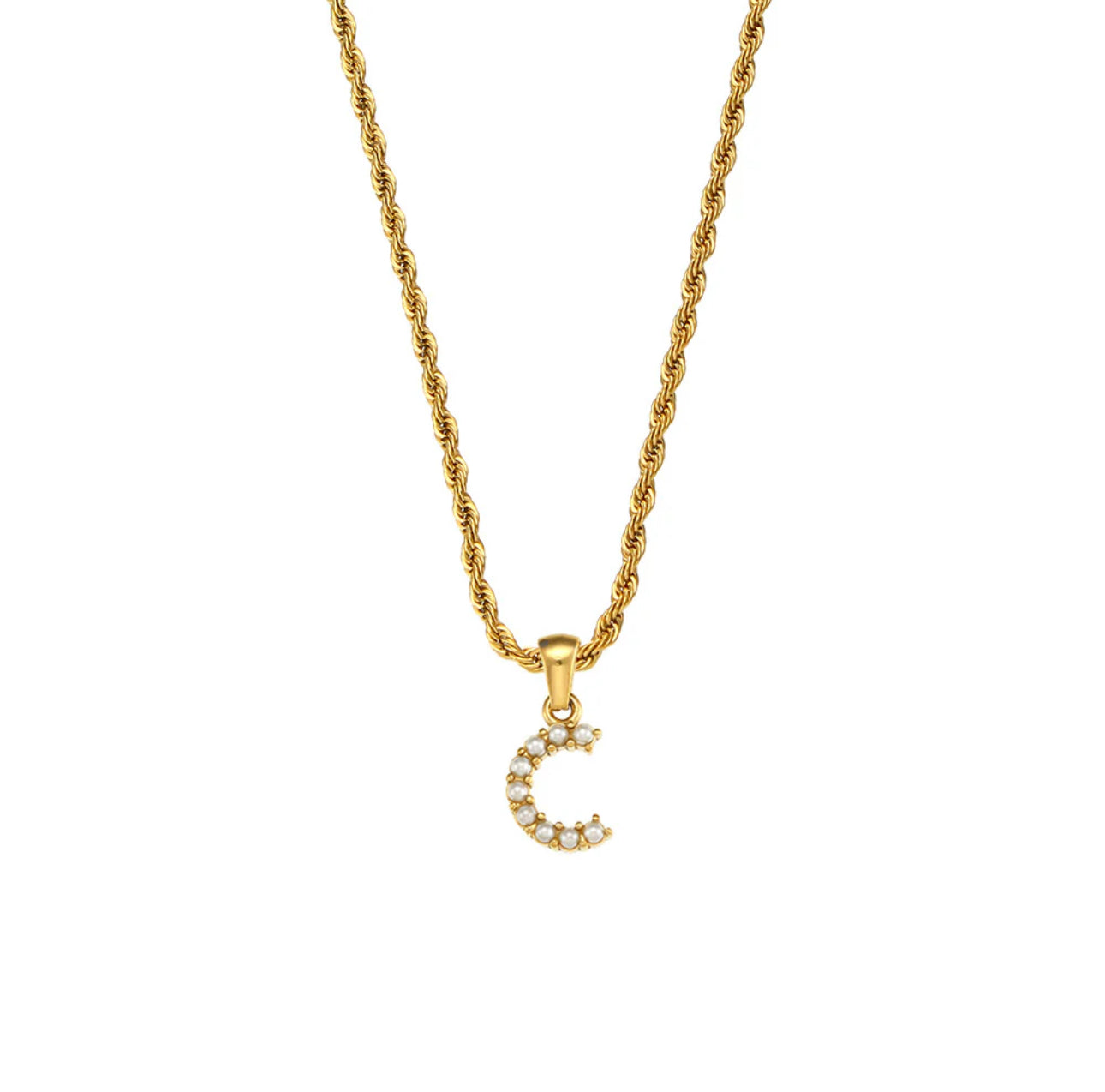 ‘Nikki’ Letter Gold Necklace