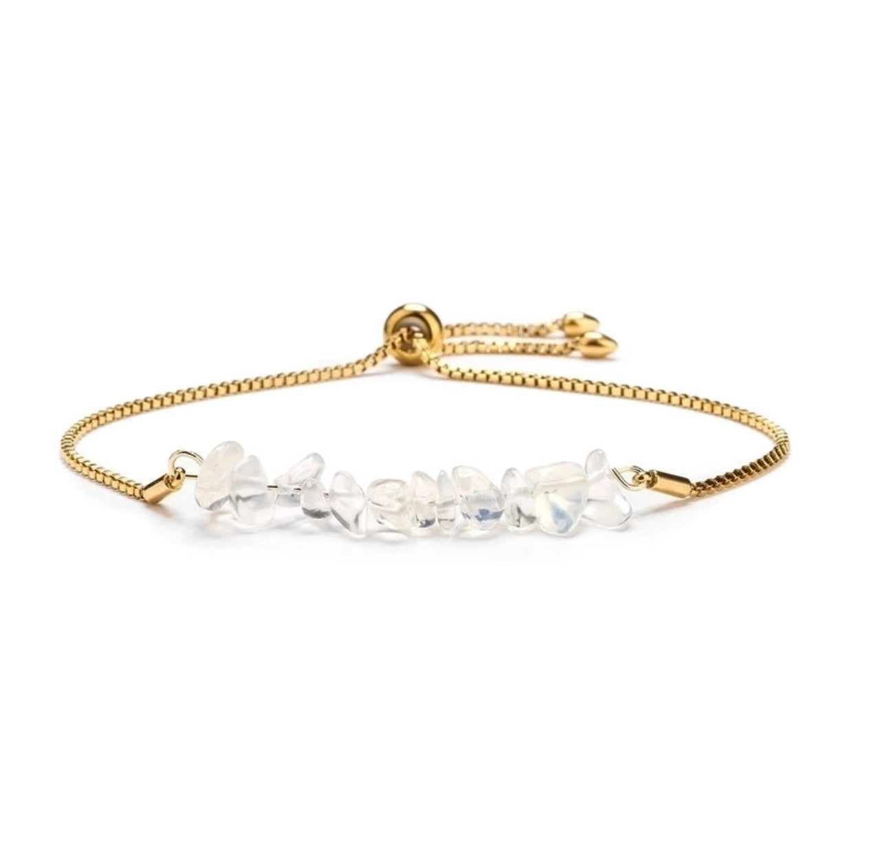 Natural Stone Gold Bracelet