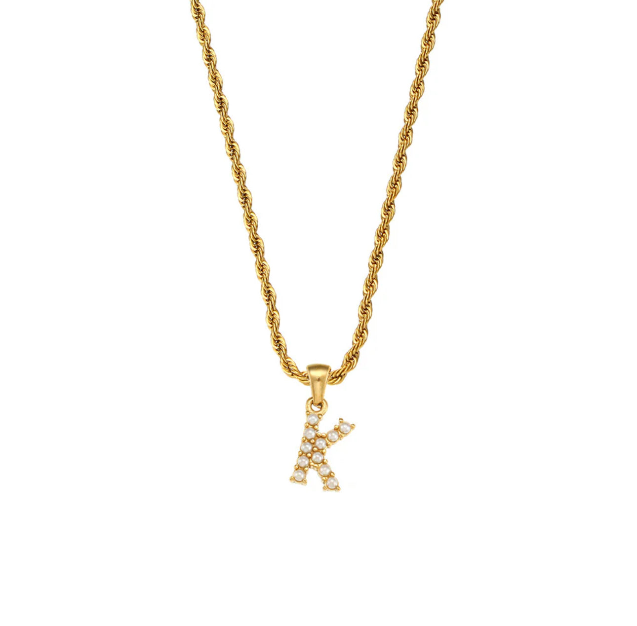 ‘Nikki’ Letter Gold Necklace