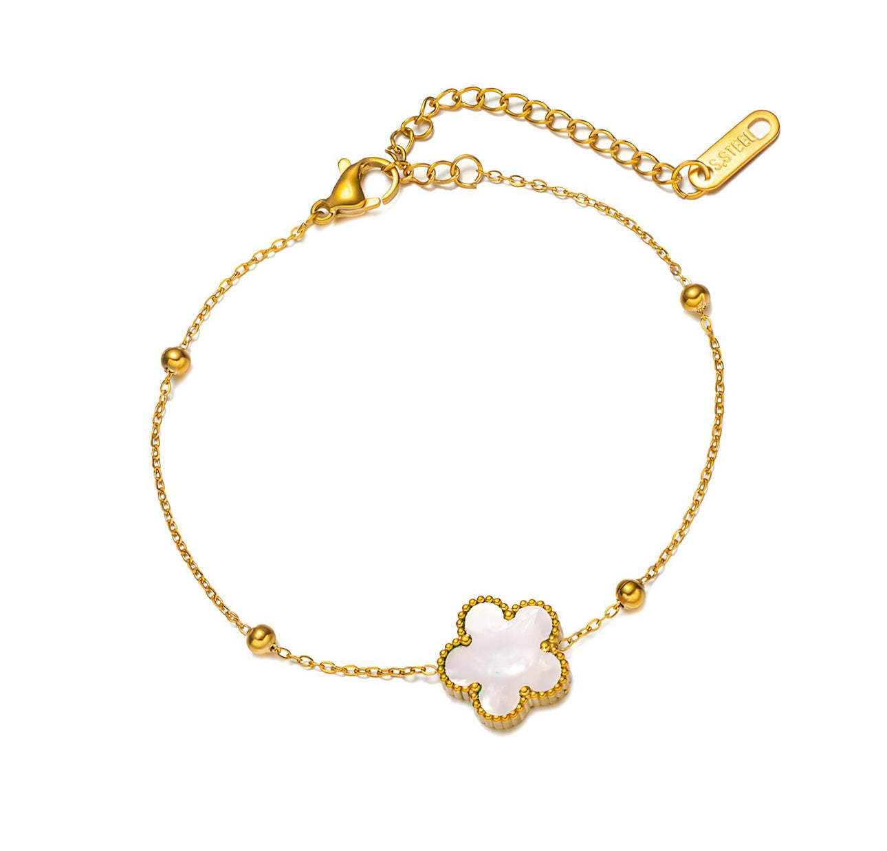 ‘Flowers’ Gold Bracelet