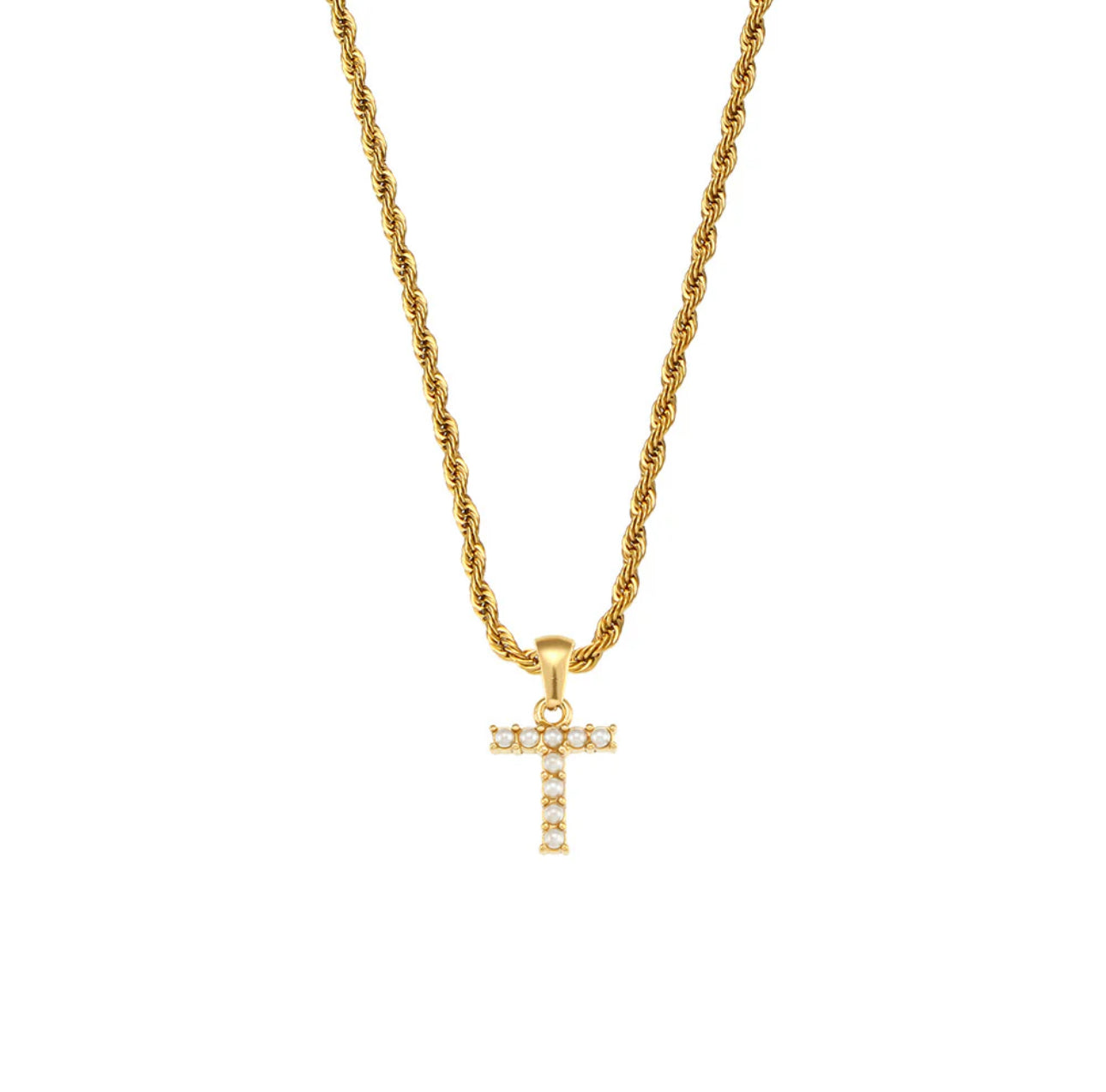 ‘Nikki’ Letter Gold Necklace