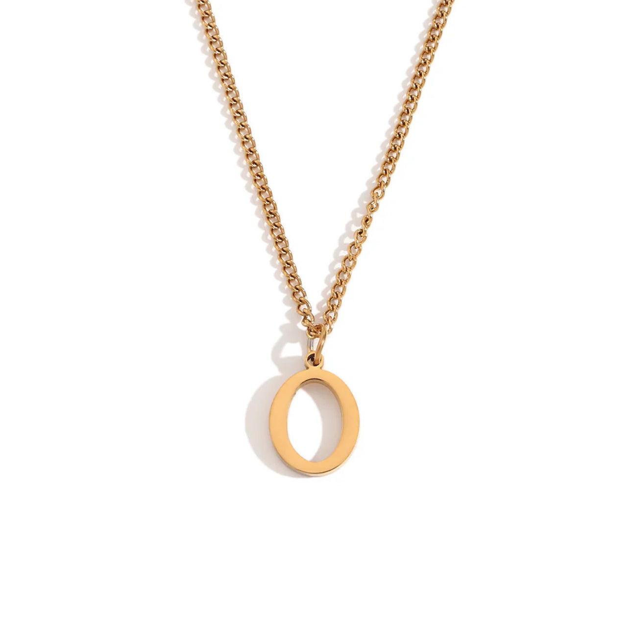 ‘Leah’ Gold Initial Necklace