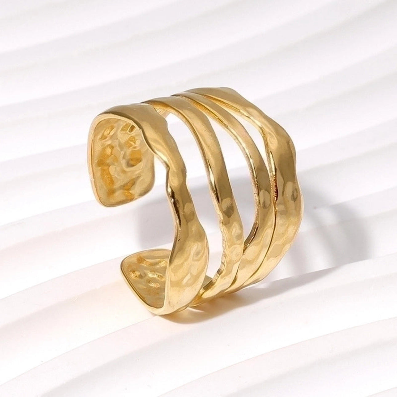 ‘Emily’ Adjustable Gold Ring