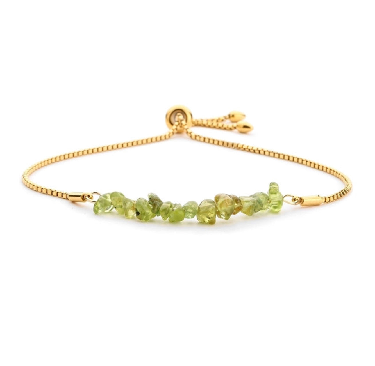 Natural Stone Gold Bracelet