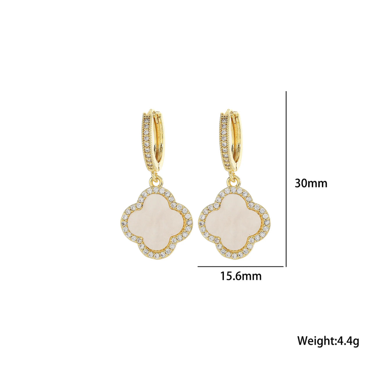 ‘Lucky Charms’ Gold Earrings