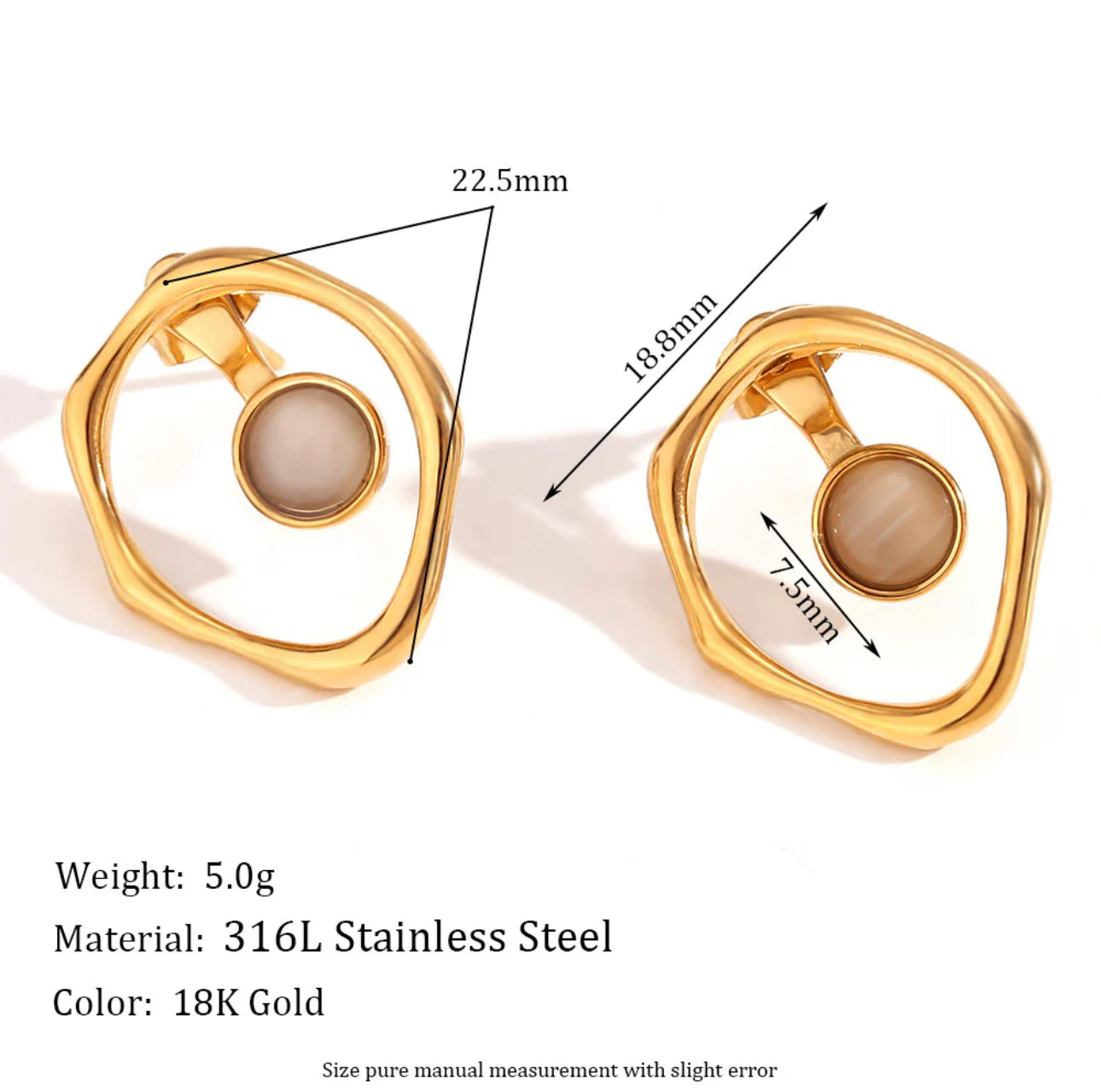 ‘Mary’ Gold Earrings