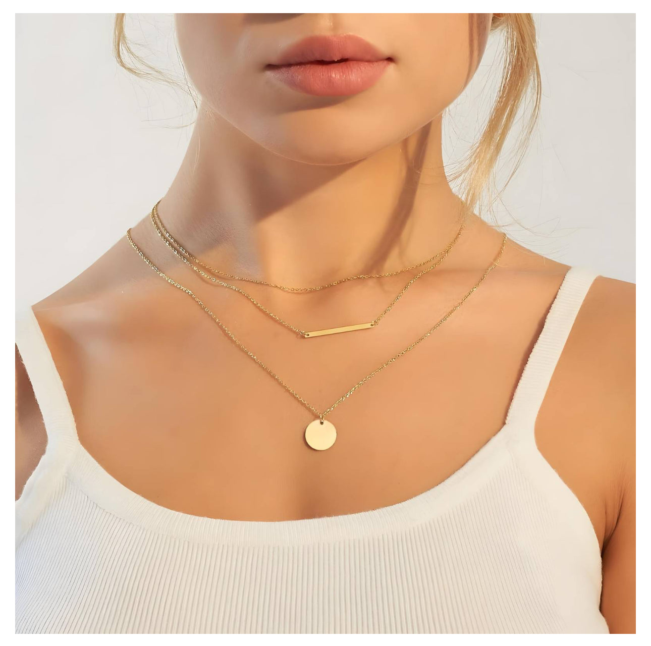 ‘I’m Into You’ Gold Layered Necklace