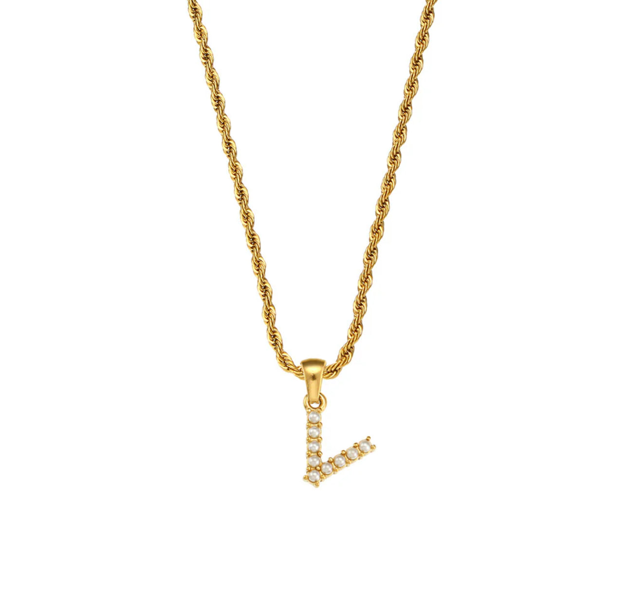 ‘Nikki’ Letter Gold Necklace