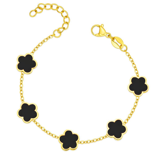 ‘Floral Harmony’ Gold Bracelet