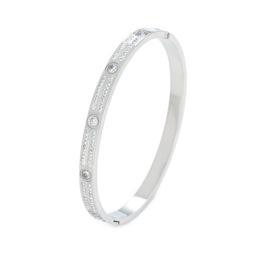 ‘Give Me Sparkle” Cubic Zirconia, Bangle