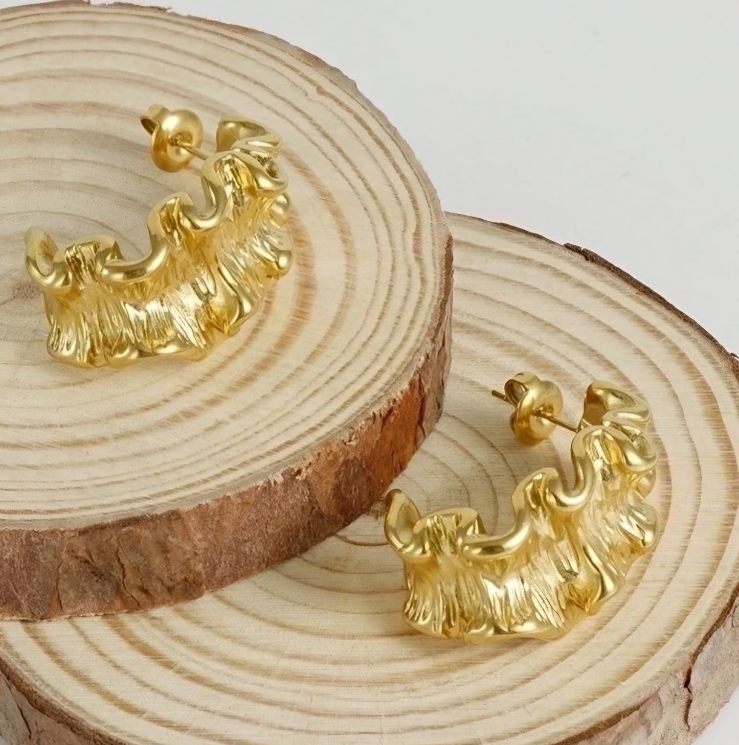 Irregular Gold Earrings