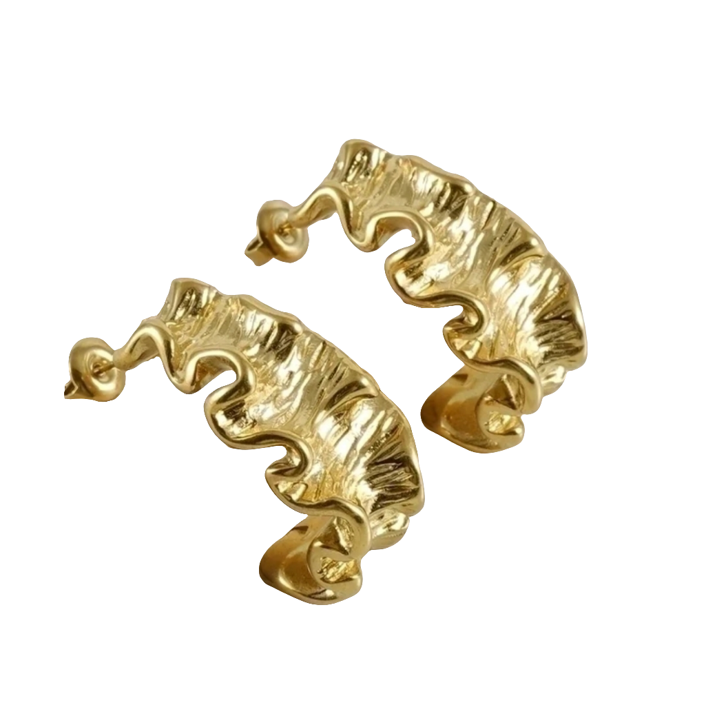 Irregular Gold Earrings